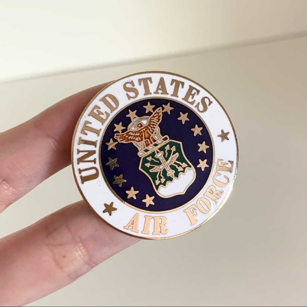 NWOT Large US Air Force enamel pin